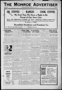 The Monroe advertiser, 1923 November 8