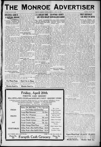 The Monroe advertiser, 1928 April 19