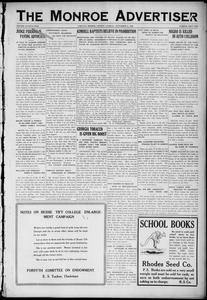 The Monroe advertiser, 1928 September 6