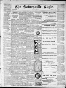 The Gainesville eagle, 1881 November 25