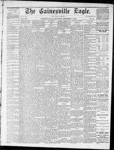 The Gainesville eagle, 1882 September 7