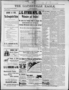 The Gainesville eagle, 1898 March 31