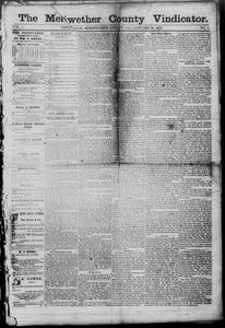 The Meriwether County vindicator, 1873 January 31