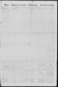 The Meriwether County vindicator, 1873 April 11