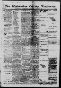 The Meriwether County vindicator, 1873 August 8