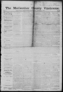 The Meriwether County vindicator, 1873 October 10