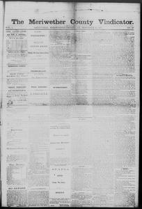 The Meriwether County vindicator, 1873 November 14