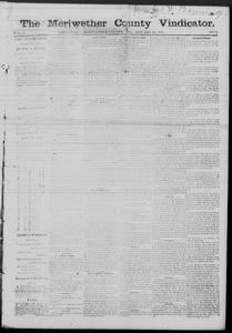 The Meriwether County vindicator, 1874 January 23