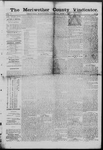 The Meriwether County vindicator, 1874 June 5