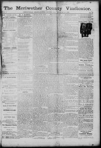 The Meriwether County vindicator, 1875 August 13