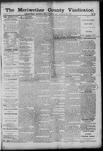 The Meriwether County vindicator, 1875 August 20