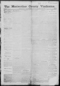 The Meriwether County vindicator, 1876 March 24