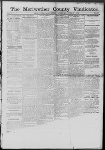 The Meriwether County vindicator, 1876 June 23