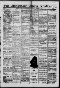 The Meriwether County vindicator, 1877 March 2