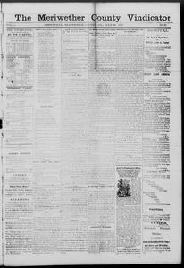 The Meriwether County vindicator, 1877 July 20