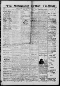 The Meriwether County vindicator, 1877 July 27