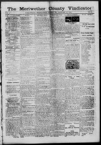 The Meriwether County vindicator, 1878 January 11