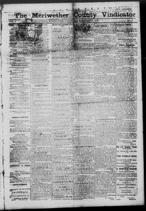 The Meriwether County vindicator, 1878 February 8