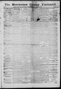 The Meriwether County vindicator, 1878 February 22
