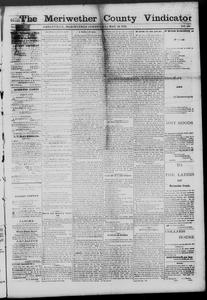 The Meriwether County vindicator, 1878 May 10