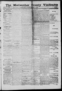 The Meriwether County vindicator, 1878 May 17