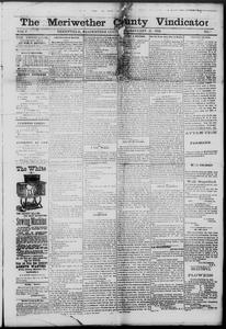 The Meriwether County vindicator, 1879 January 31