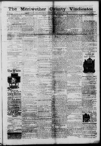 The Meriwether County vindicator, 1879 March 28