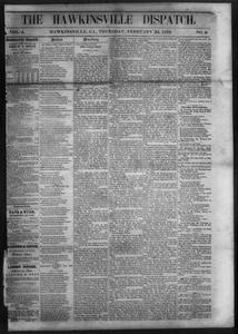 The Hawkinsville dispatch, 1870 February 24