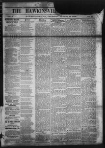The Hawkinsville dispatch, 1870 August 18