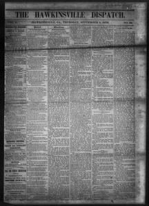 The Hawkinsville dispatch, 1870 September 1