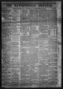 The Hawkinsville dispatch, 1870 September 15