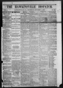 The Hawkinsville dispatch, 1870 October 6