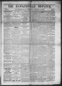 The Hawkinsville dispatch, 1871 January 19
