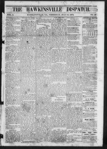 The Hawkinsville dispatch, 1871 July 6
