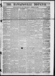 The Hawkinsville dispatch, 1872 April 18