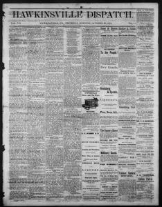 The Hawkinsville dispatch, 1873 October 30