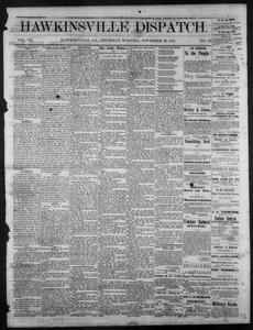 The Hawkinsville dispatch, 1873 November 13