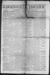 The Hawkinsville dispatch, 1874 March 12