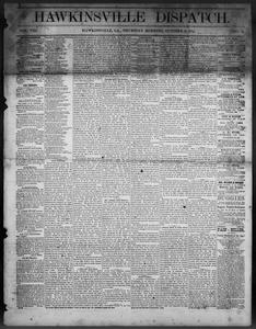 The Hawkinsville dispatch, 1874 October 8