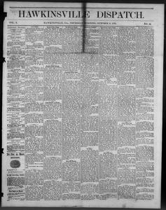 The Hawkinsville dispatch, 1876 October 5