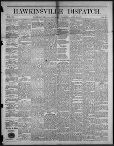 The Hawkinsville dispatch, 1877 April 12