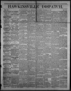 The Hawkinsville dispatch, 1877 October 11