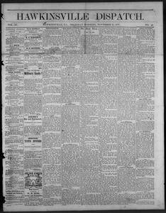 The Hawkinsville dispatch, 1877 November 15