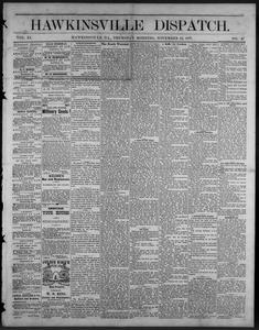 The Hawkinsville dispatch, 1877 November 22