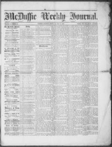 McDuffie weekly journal, 1872 May 8