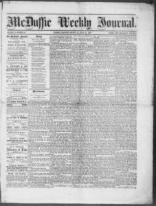 McDuffie weekly journal, 1872 May 15