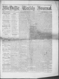 McDuffie weekly journal, 1872 May 22