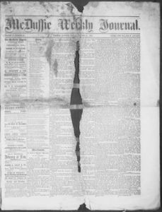 McDuffie weekly journal, 1872 June 5