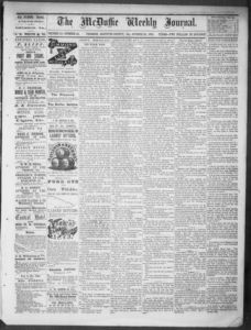 McDuffie weekly journal, 1873 October 29