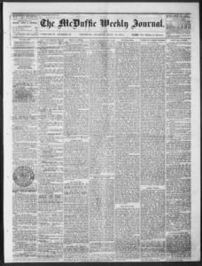McDuffie weekly journal, 1874 July 22